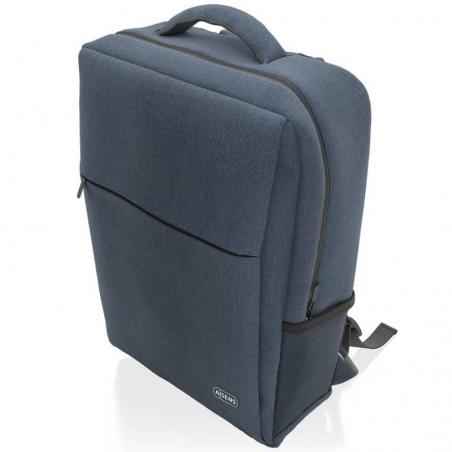 Mochila Aisens ASBG-BP082-BL para Portátiles hasta 17'/ Azul