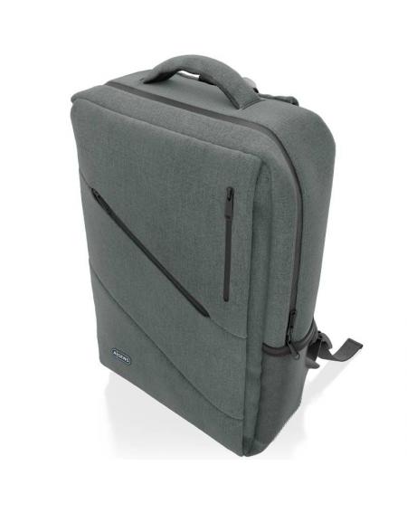 Mochila Aisens Urbana y de Oficina ASBG-BP085-GR para Portátiles hasta 15.6'/ Gris