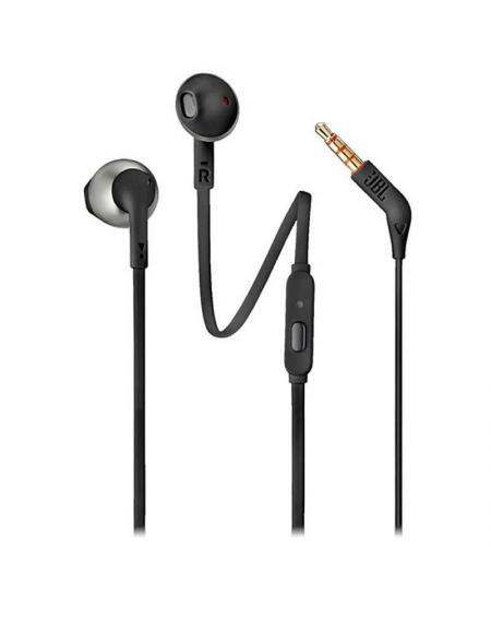 Auriculares Intrauditivos JBL T205/ con Micrófono/ Jack 3.5/ Negros - Imagen 1