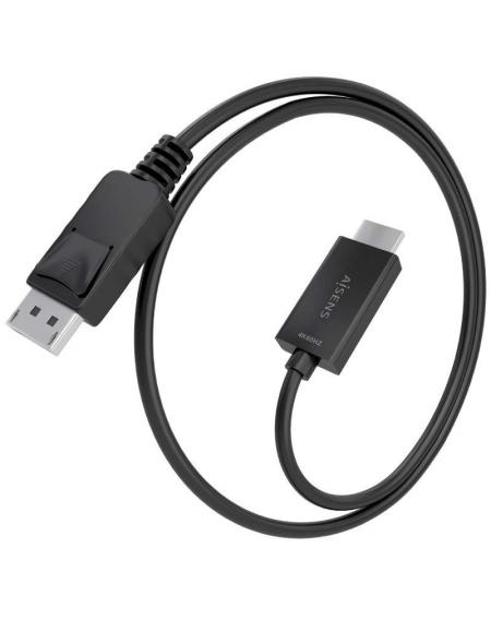 Cable Conversor Aisens A125-0892/ Displayport Macho - HDMI Macho/ 1m/ Negro