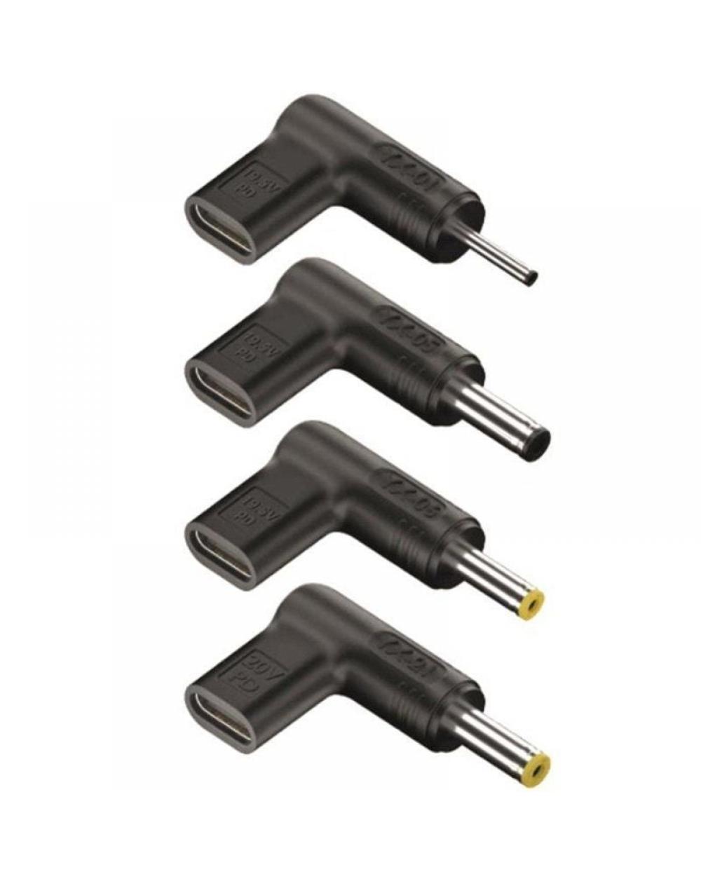 Pack 4 Clavijas para Portátil Acer NGS BUD-AC/ DC - USB Tipo-C