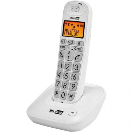 Teléfono Inalámbrico Maxcom MC6800/ Blanco