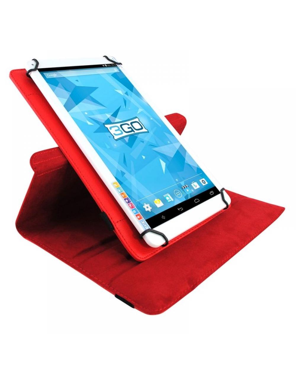 Funda 3GO CSGT15 Universal para Tablets de 10.1'/ Roja - Imagen 1