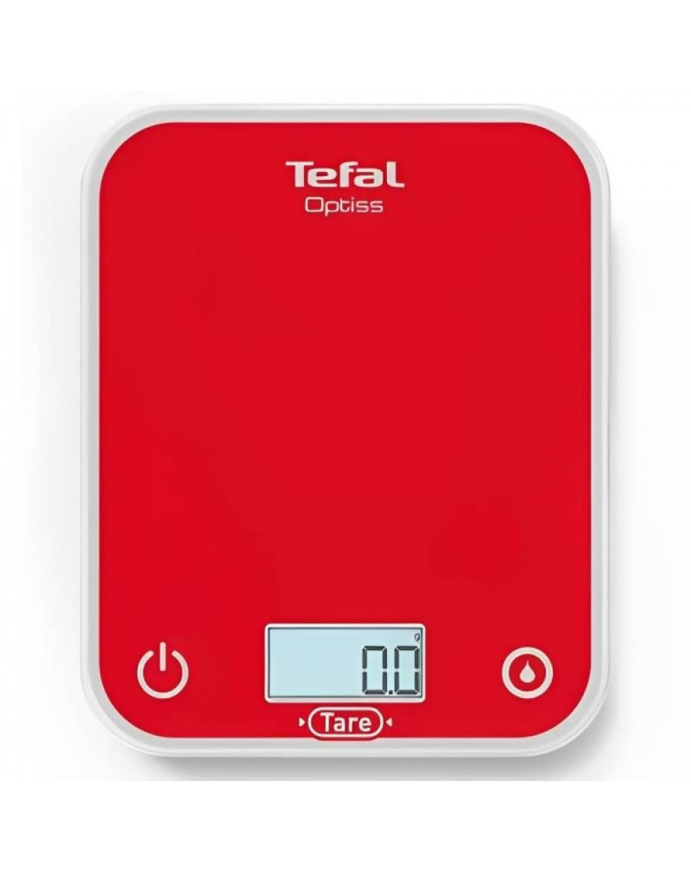 Báscula de Cocina Electrónica Tefal Optiss/ hasta 5kg/ Roja