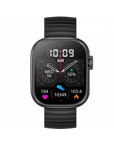 Smartwatch Aiwa SW-A700/ Notificaciones/ Frecuencia Cardíaca/ Negro