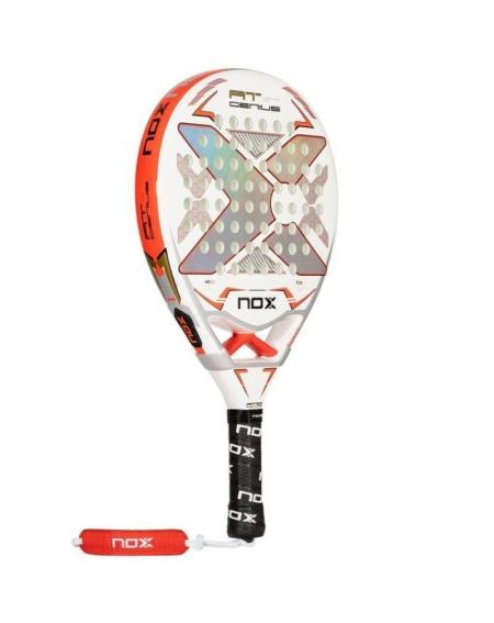 Pala de Pádel NoxSport AT Pro Cup 2024/ Blanca y Naranja