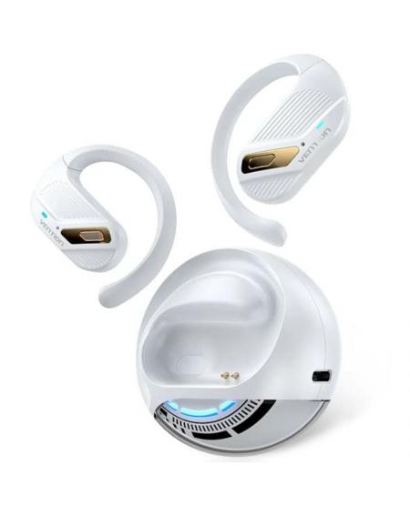 Auriculares Deportivos Bluetooth Vention Open Ear OpenBeat O12 NBUW0 con estuche de carga/ Blancos