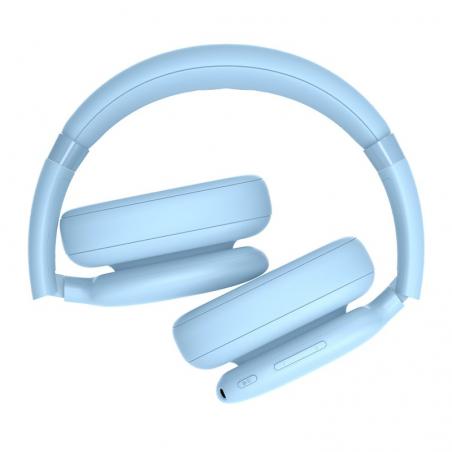 Auriculares Stereo Bluetooth Cascos COOL Roller Celeste