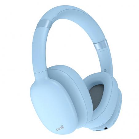 Auriculares Stereo Bluetooth Cascos COOL Roller Celeste