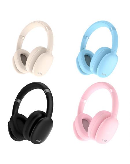 Auriculares Stereo Bluetooth Cascos COOL Roller Celeste