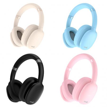 Auriculares Stereo Bluetooth Cascos COOL Roller Celeste