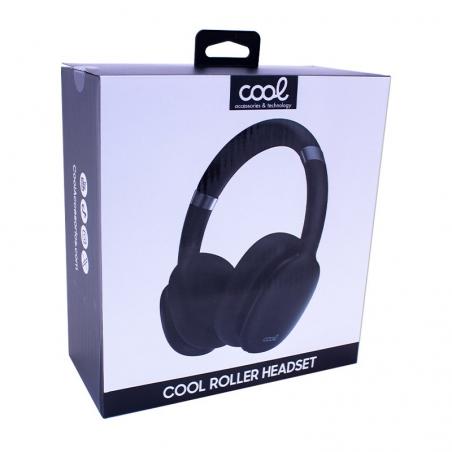 Auriculares Stereo Bluetooth Cascos COOL Roller Negro