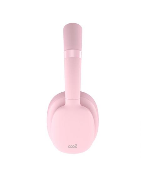 Auriculares Stereo Bluetooth Cascos COOL Roller Rosa