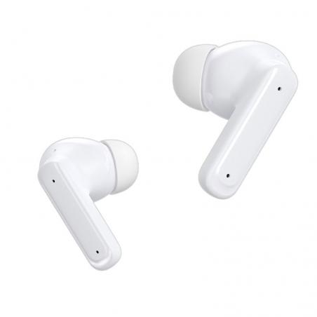 Auriculares Stereo Bluetooth Earbuds Lcd COOL Ambient Blanco