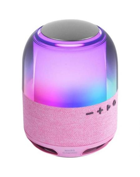 Altavoz con Bluetooth Mars Gaming MS-FLOW/ 15W/ 1.0/ Rosa