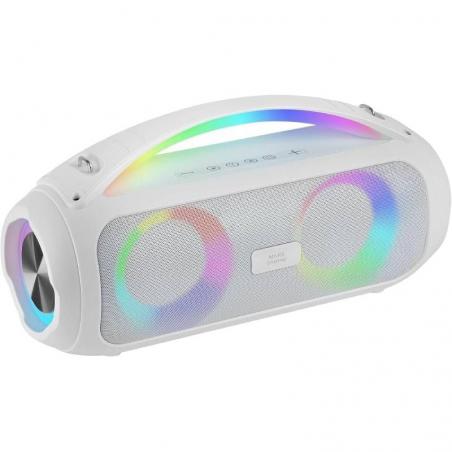 Altavoz con Bluetooth Mars Gaming MS-PULSE/ 50W RMS/ 2.0/ Blanco