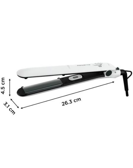 Plancha para el Pelo Rowenta Easyliss Pure Collection SF1628F0/ Blanca y Negra