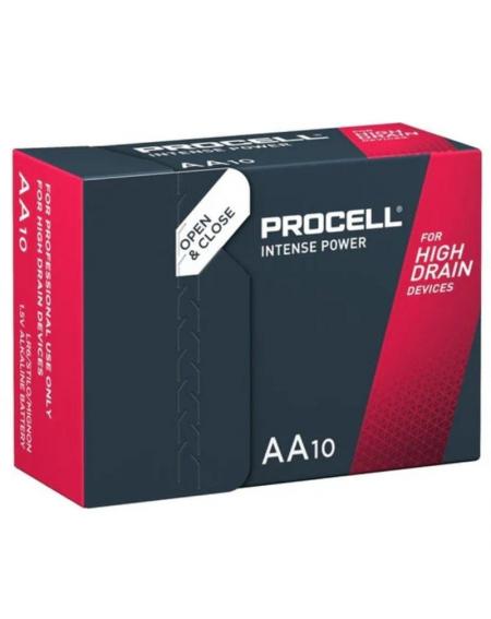 Pack de 10 Pilas AA LR6 Duracell PROCELL INTENSE POWER DURINTLR6C10/ 1.5V/ Alcalinas