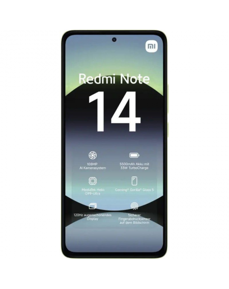 Smartphone Xiaomi Redmi Note 14 6GB/ 128GB/ 6.67'/ Verde