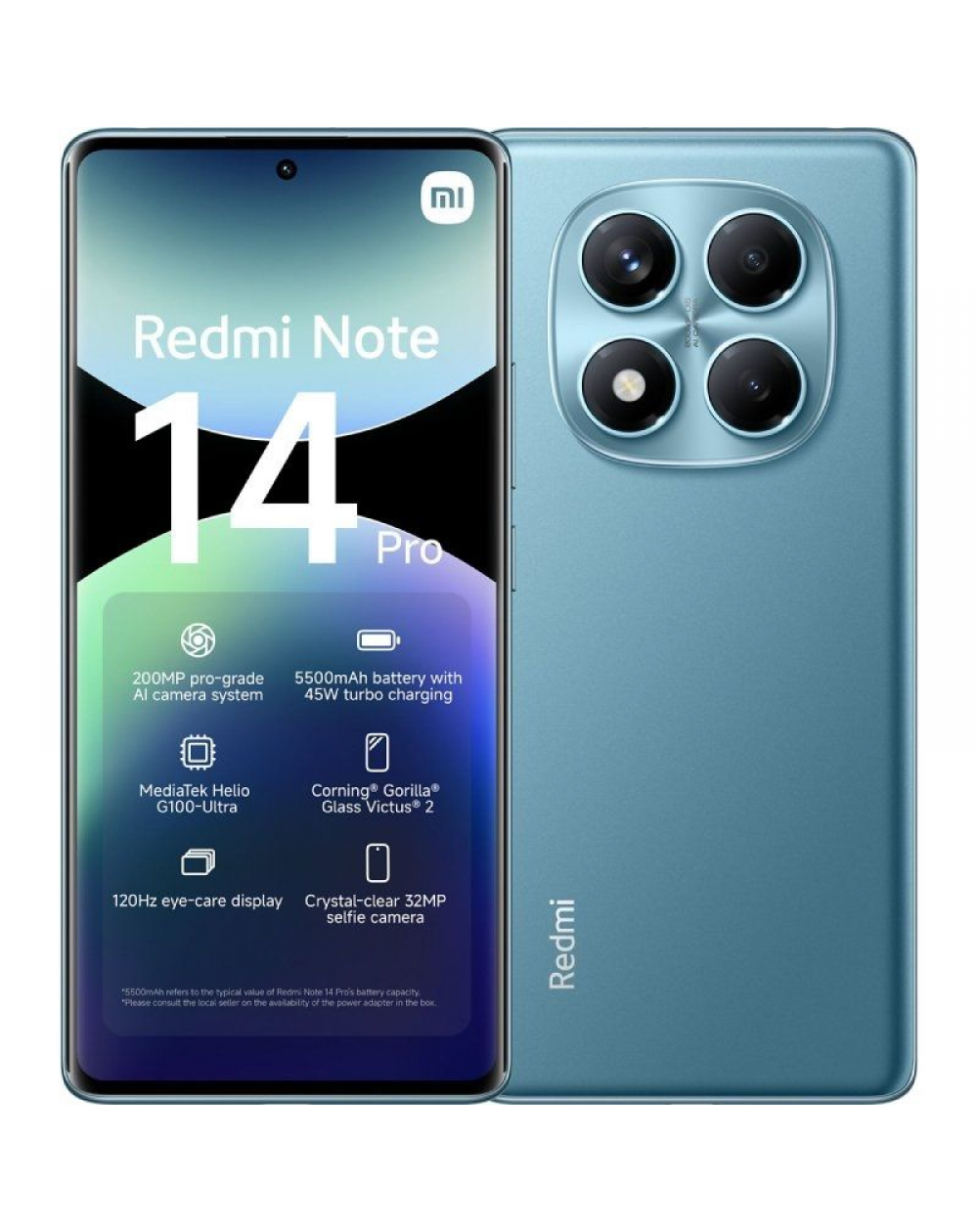 Smartphone Xiaomi Redmi Note 14 Pro 8GB/ 256GB/ 6.67'/ Azul