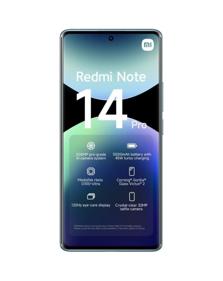 Smartphone Xiaomi Redmi Note 14 Pro 8GB/ 256GB/ 6.67'/ Azul