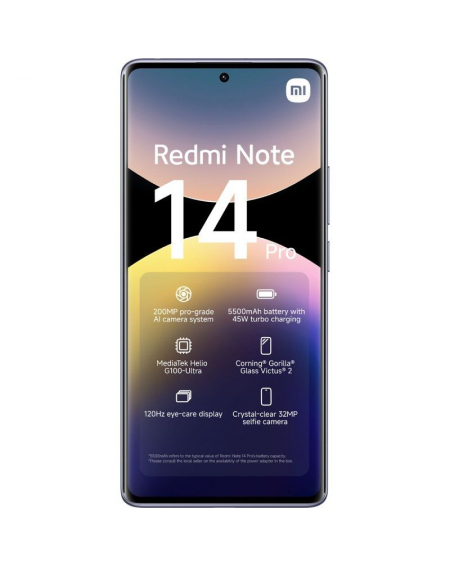 Smartphone Xiaomi Redmi Note 14 Pro 8GB/ 256GB/ 6.67'/ Purpura