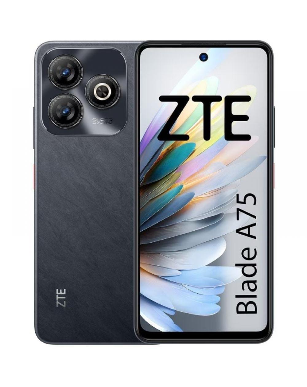 Smartphone ZTE Blade A75 4GB/ 256GB/ 6.6'/ Negro