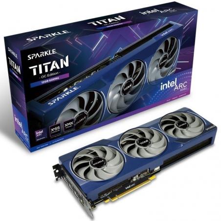 Tarjeta Gráfica Sparkle Intel Arc B580 Titan OC Edition/ 12GB GDDR6