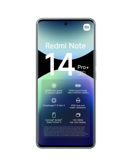 Smartphone Xiaomi Redmi Note 14 Pro+ 8GB/ 256GB/ '/ 5G/ Azul