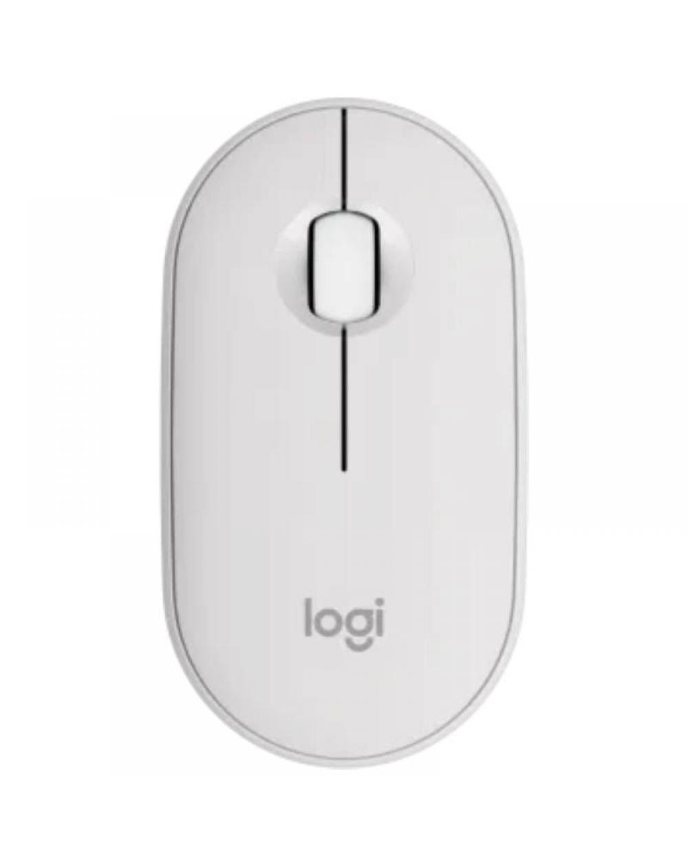 Ratón Inalámbrico Logitech Pebble 2 M350S/ Hasta 1000 DPI/ Blanco