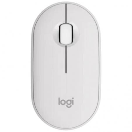 Ratón Inalámbrico Logitech Pebble 2 M350S/ Hasta 1000 DPI/ Blanco