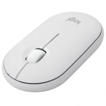 Ratón Inalámbrico Logitech Pebble 2 M350S/ Hasta 1000 DPI/ Blanco