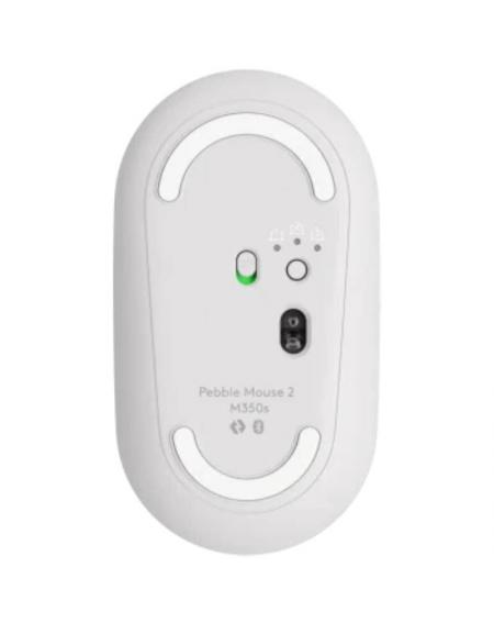 Ratón Inalámbrico Logitech Pebble 2 M350S/ Hasta 1000 DPI/ Blanco