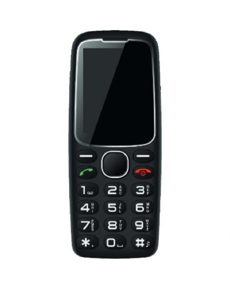 Teléfono Móvil Daewoo DW8001BK para Personas Mayores/ Negro