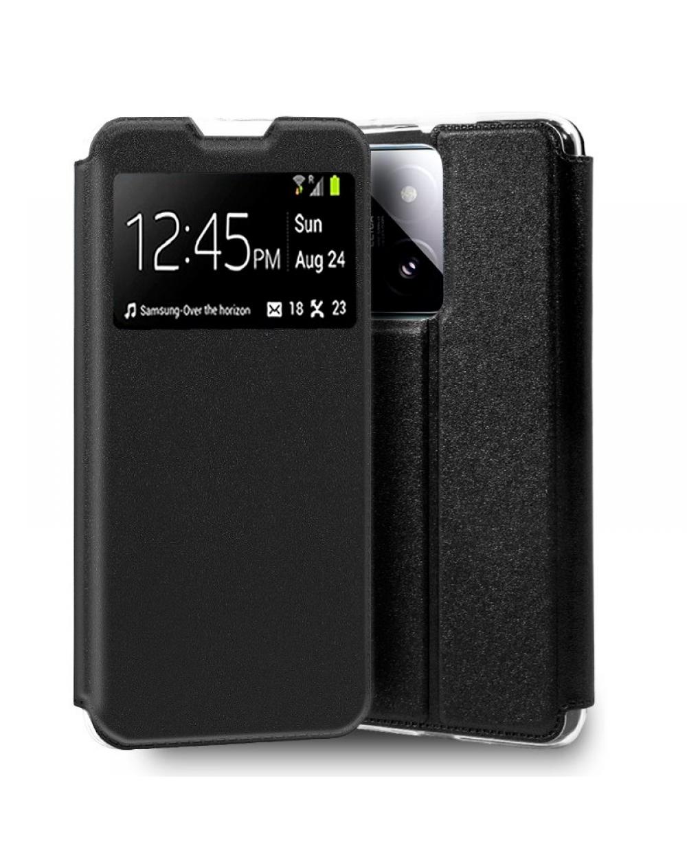 Funda COOL Flip Cover para Xiaomi 14 / 14 5G Liso Negro