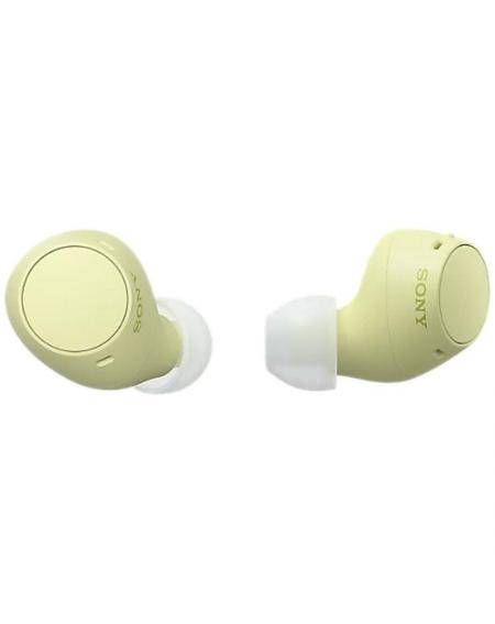 Auriculares Bluetooth Sony WF-C510 con estuche de carga/ Autonomía 5h/ Amarillos