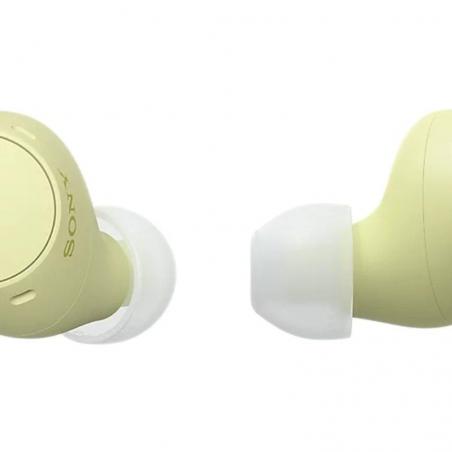 Auriculares Bluetooth Sony WF-C510 con estuche de carga/ Autonomía 5h/ Amarillos