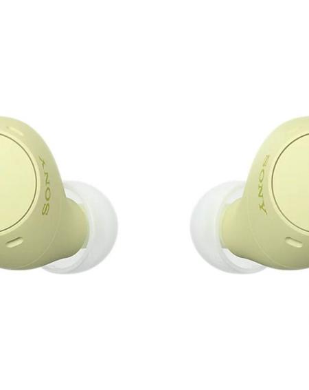 Auriculares Bluetooth Sony WF-C510 con estuche de carga/ Autonomía 5h/ Amarillos