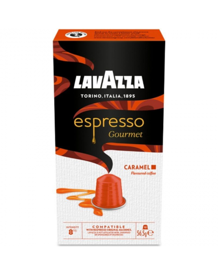 Cápsula Lavazza Espresso Gourmet Caramel para cafeteras Nespresso/ Caja de 10