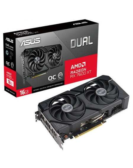 Tarjeta Gráfica Asus Dual Radeon RX 7600 XT OC/ 16GB GDDR6