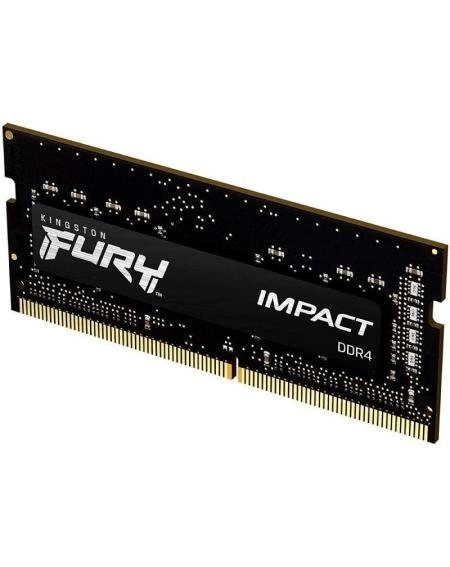 Memoria RAM Kingston FURY Impact 8GB/ DDR4/ 3200MHz/ 1.2V/ CL20/ SODIMM