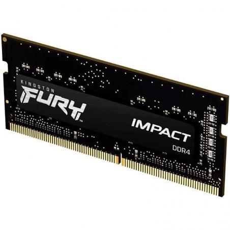 Memoria RAM Kingston FURY Impact 8GB/ DDR4/ 3200MHz/ 1.2V/ CL20/ SODIMM