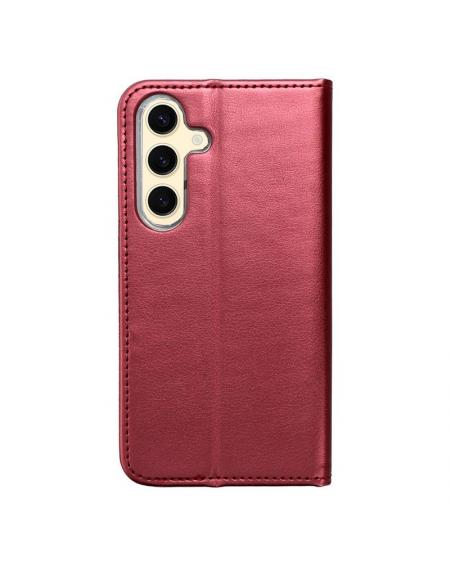 Funda COOL Flip Cover para Samsung S926 Galaxy S24 Plus / S25 Plus Liso Burgundy