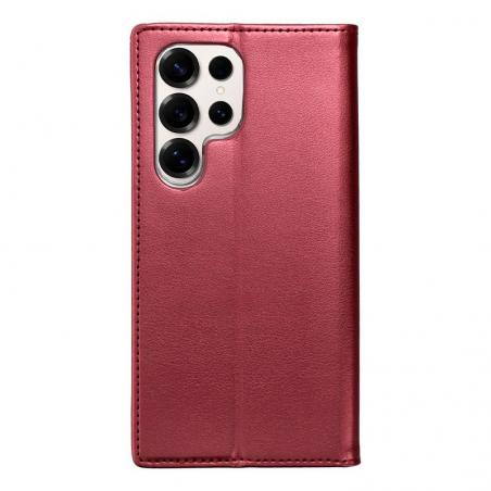 Funda COOL Flip Cover para Samsung S938 Galaxy S25 Ultra Liso Burgundy