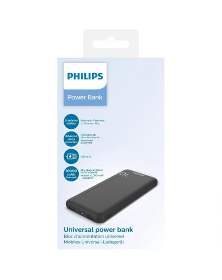 Powerbank 10000mAh Philips DLP1810NB/62/ Negra