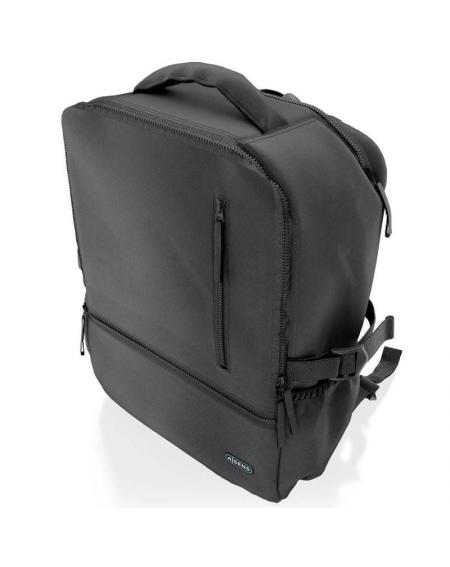 Mochila Aisens ASBG-BP086-BK para Portátiles hasta 15.6'/ Impermeable/ Negro