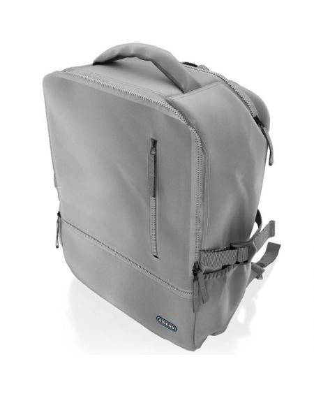 Mochila Aisens ASBG-BP087-GR para Portátiles hasta 15.6'/ Impermeable/ Gris