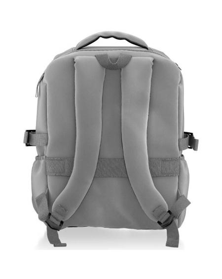 Mochila Aisens ASBG-BP087-GR para Portátiles hasta 15.6'/ Impermeable/ Gris