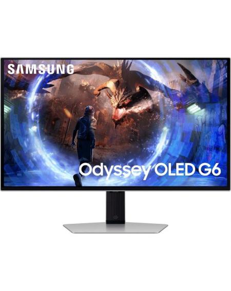 Monitor Gaming Samsung G6 Odyssey OLED S27DG602SU 27'/ QHD/ 0.03ms/ 360Hz/ Regulable en Altura/ Plata