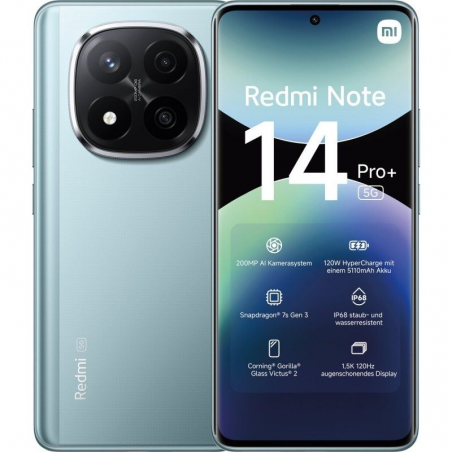 Smartphone Xiaomi Redmi Note 14 Pro+ 12GB/ 512GB/ 6.67'/ 5G/ Azul